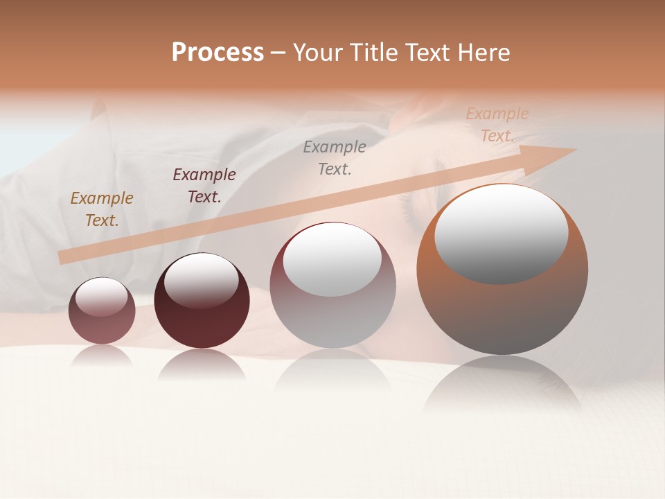 A Young Boy Sleeping On Top Of A Bed PowerPoint Template