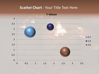 A Fire Pit In A Backyard With Steps Leading Up To It PowerPoint Template