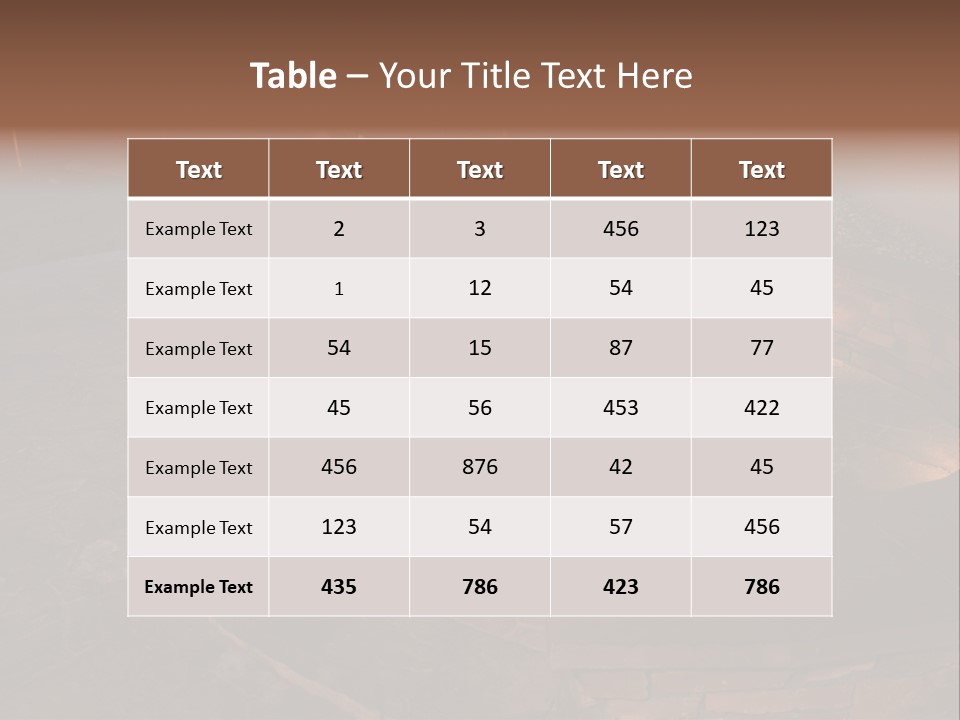 A Fire Pit In A Backyard With Steps Leading Up To It PowerPoint Template