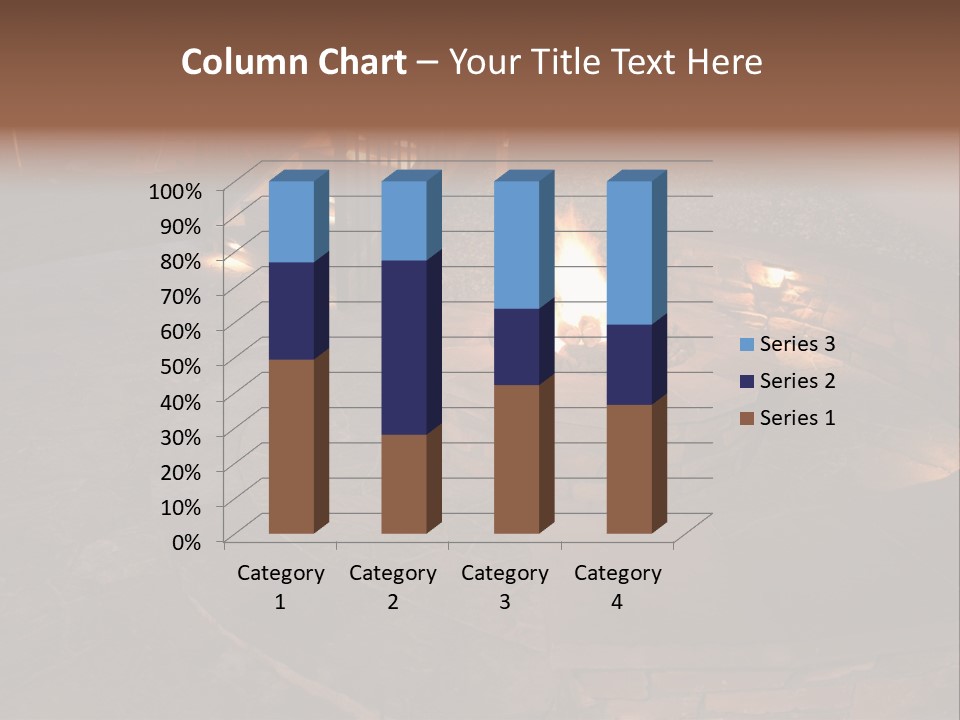 A Fire Pit In A Backyard With Steps Leading Up To It PowerPoint Template