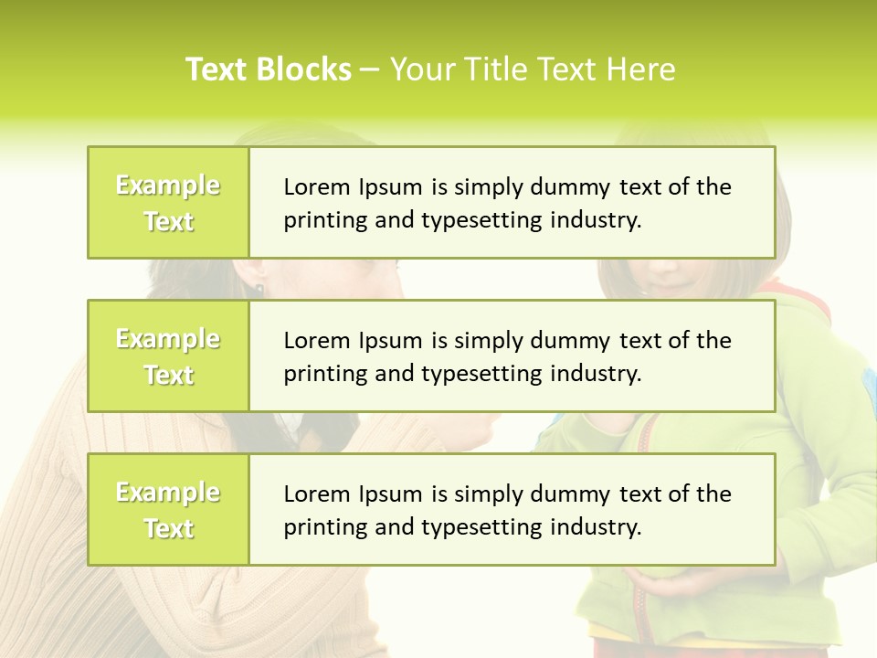 A Woman Pointing At A Child Holding A Tennis Ball PowerPoint Template