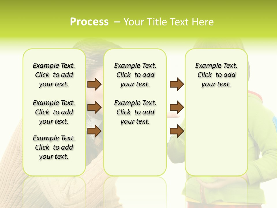 A Woman Pointing At A Child Holding A Tennis Ball PowerPoint Template