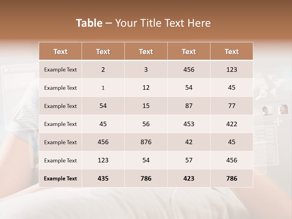 A Woman Holding A Cell Phone In Front Of Her Face PowerPoint Template