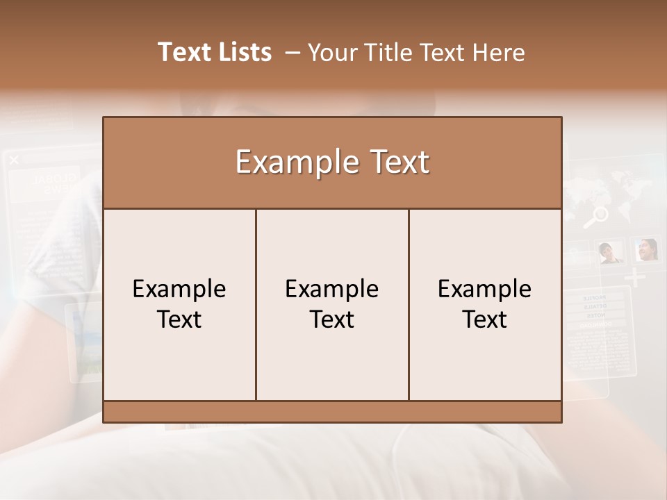 A Woman Holding A Cell Phone In Front Of Her Face PowerPoint Template