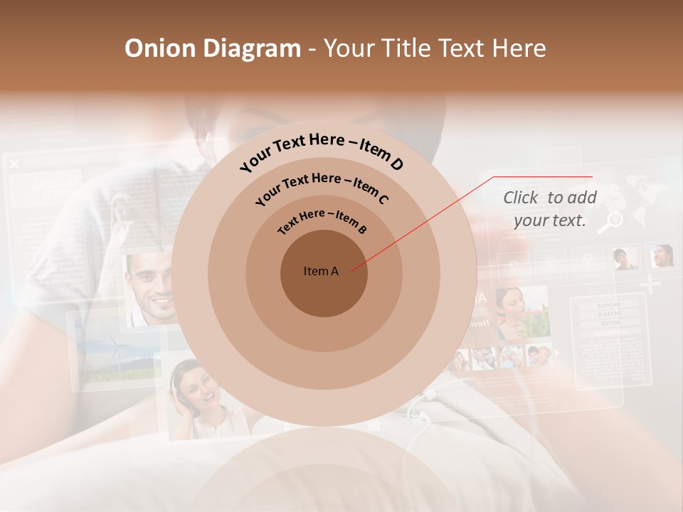 A Woman Holding A Cell Phone In Front Of Her Face PowerPoint Template