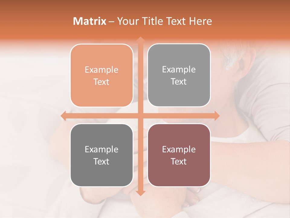 A Man And A Woman Hugging On A Couch PowerPoint Template