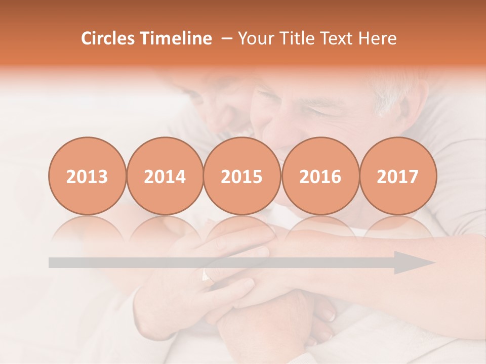 A Man And A Woman Hugging On A Couch PowerPoint Template