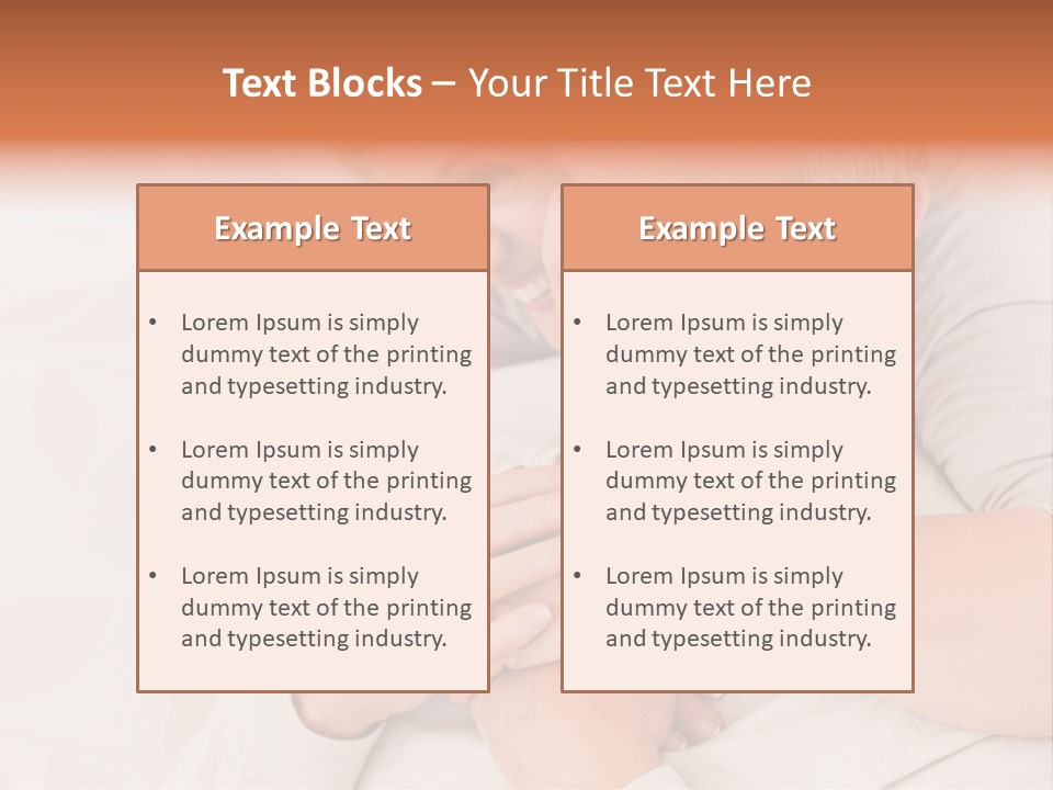 A Man And A Woman Hugging On A Couch PowerPoint Template