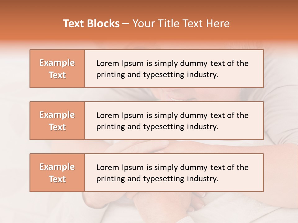 A Man And A Woman Hugging On A Couch PowerPoint Template