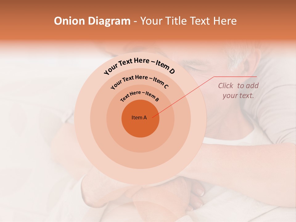 A Man And A Woman Hugging On A Couch PowerPoint Template