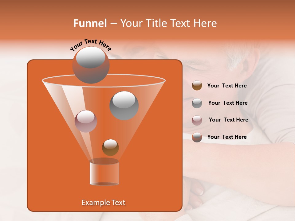 A Man And A Woman Hugging On A Couch PowerPoint Template