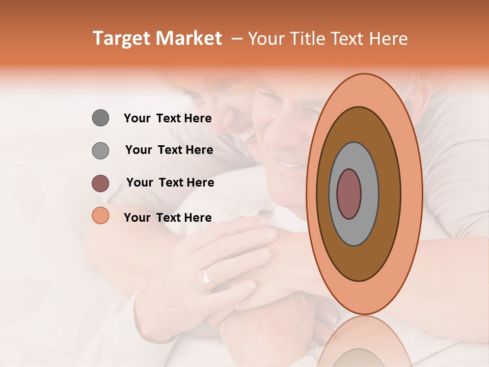 A Man And A Woman Hugging On A Couch PowerPoint Template