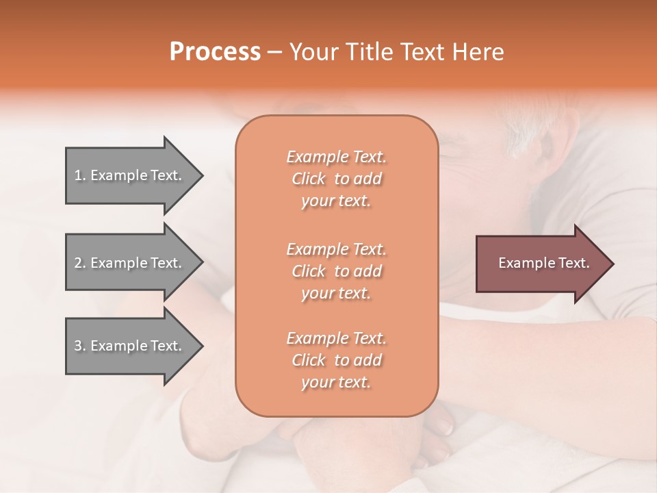 A Man And A Woman Hugging On A Couch PowerPoint Template