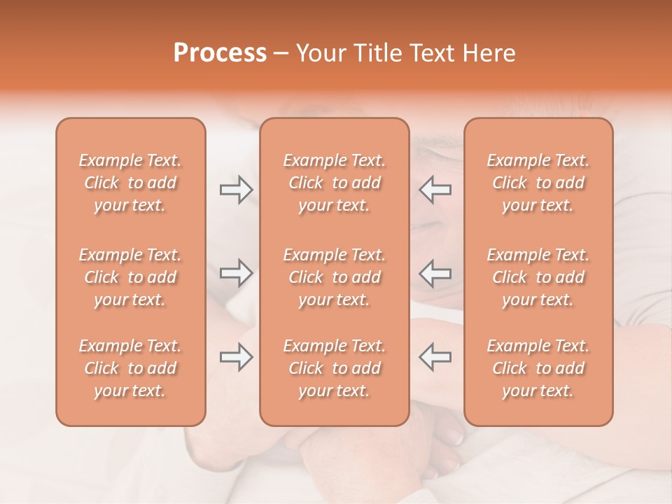 A Man And A Woman Hugging On A Couch PowerPoint Template