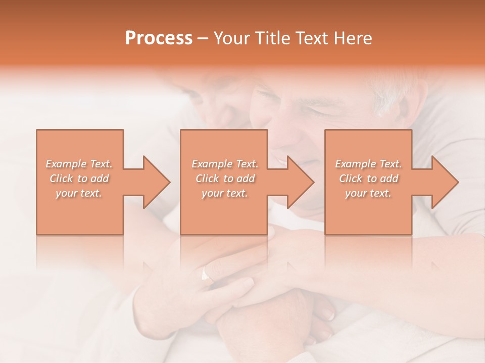 A Man And A Woman Hugging On A Couch PowerPoint Template