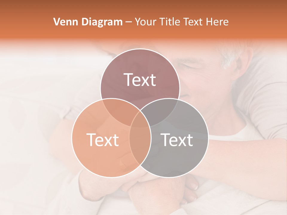 A Man And A Woman Hugging On A Couch PowerPoint Template