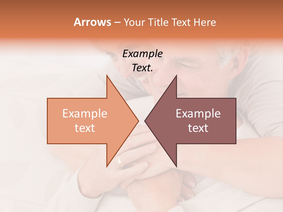 A Man And A Woman Hugging On A Couch PowerPoint Template