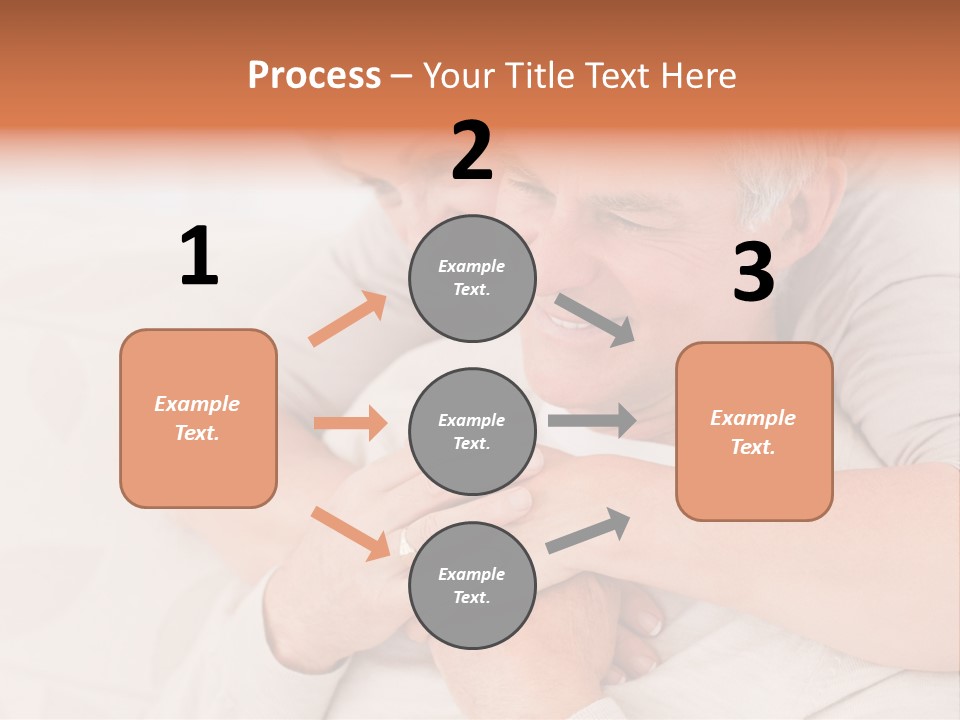 A Man And A Woman Hugging On A Couch PowerPoint Template