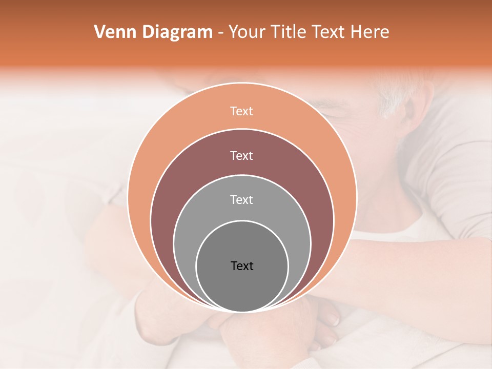 A Man And A Woman Hugging On A Couch PowerPoint Template