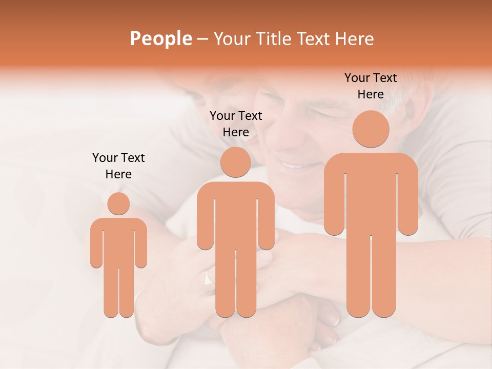 A Man And A Woman Hugging On A Couch PowerPoint Template