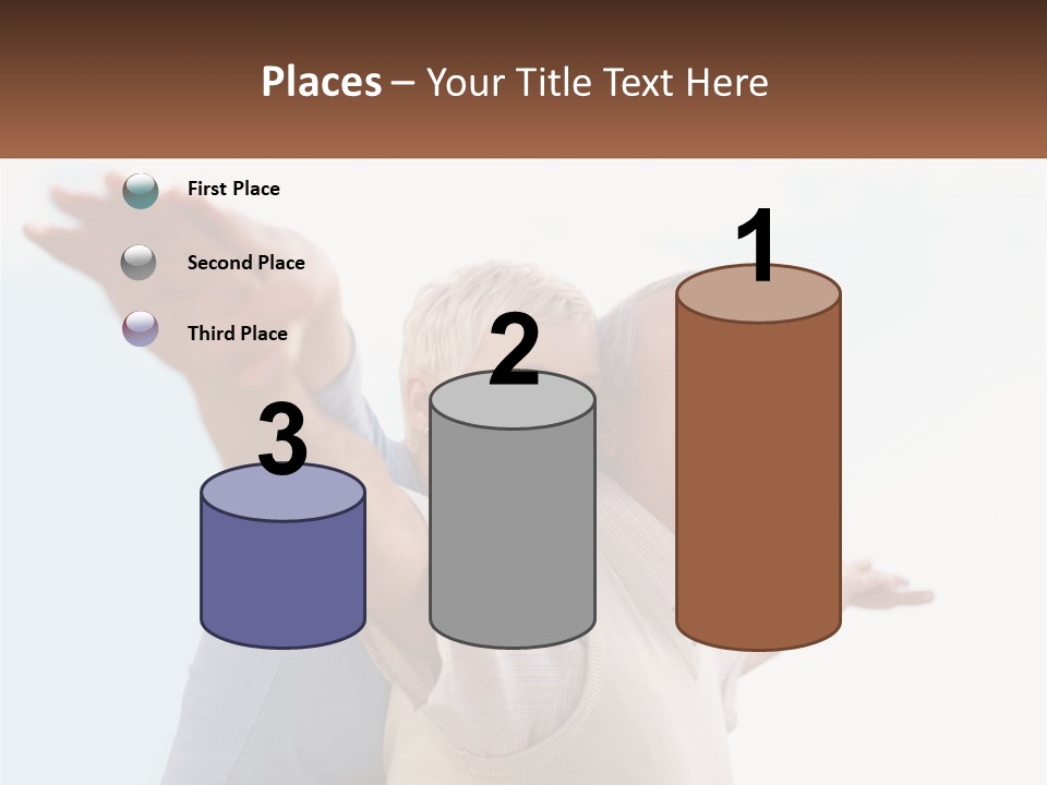 A Man And A Woman Are Holding Each Other PowerPoint Template