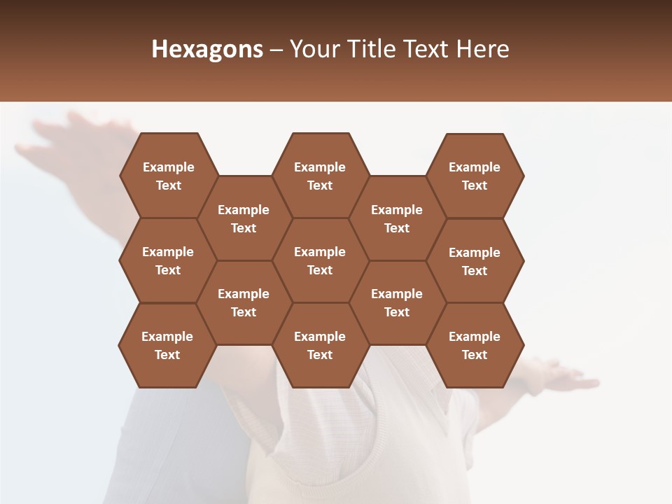 A Man And A Woman Are Holding Each Other PowerPoint Template