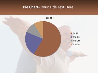 A Man And A Woman Are Holding Each Other PowerPoint Template
