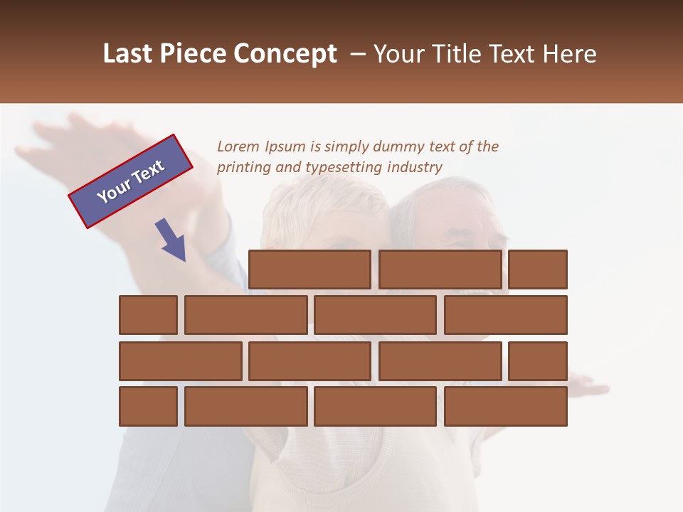 A Man And A Woman Are Holding Each Other PowerPoint Template