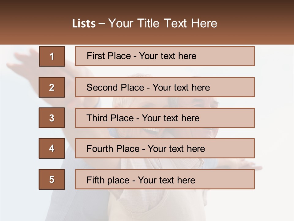 A Man And A Woman Are Holding Each Other PowerPoint Template