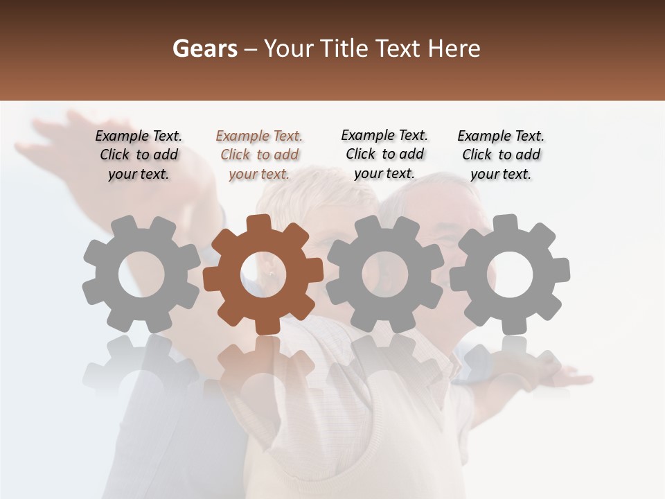 A Man And A Woman Are Holding Each Other PowerPoint Template