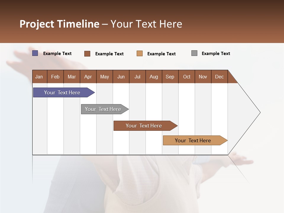 A Man And A Woman Are Holding Each Other PowerPoint Template