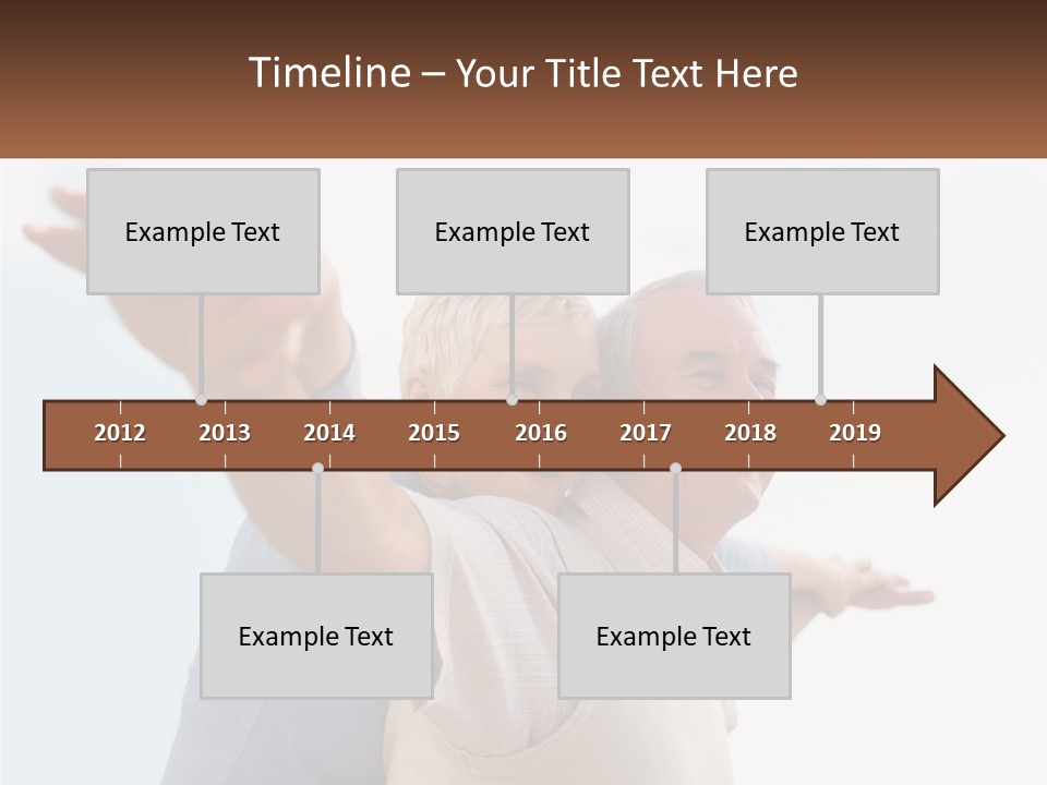 A Man And A Woman Are Holding Each Other PowerPoint Template