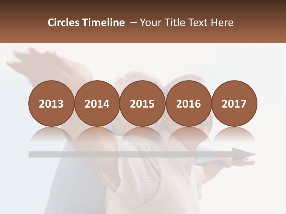 A Man And A Woman Are Holding Each Other PowerPoint Template