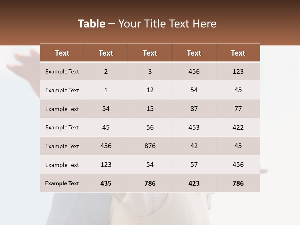 A Man And A Woman Are Holding Each Other PowerPoint Template