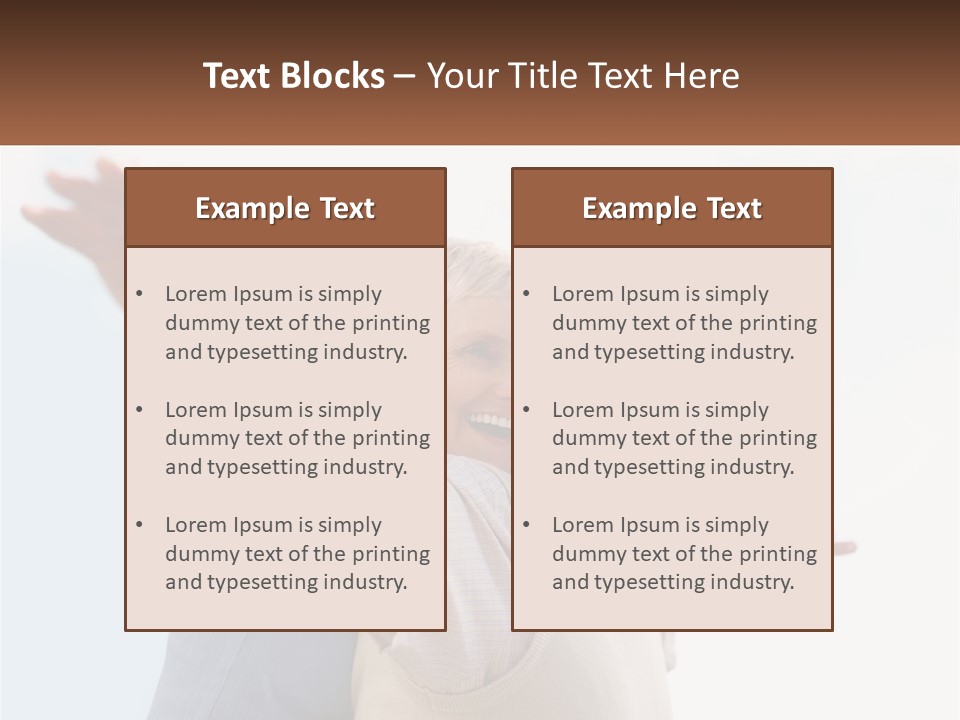 A Man And A Woman Are Holding Each Other PowerPoint Template