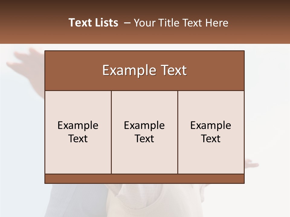A Man And A Woman Are Holding Each Other PowerPoint Template