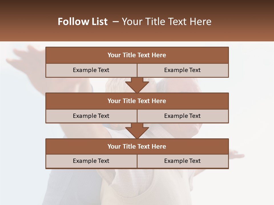 A Man And A Woman Are Holding Each Other PowerPoint Template