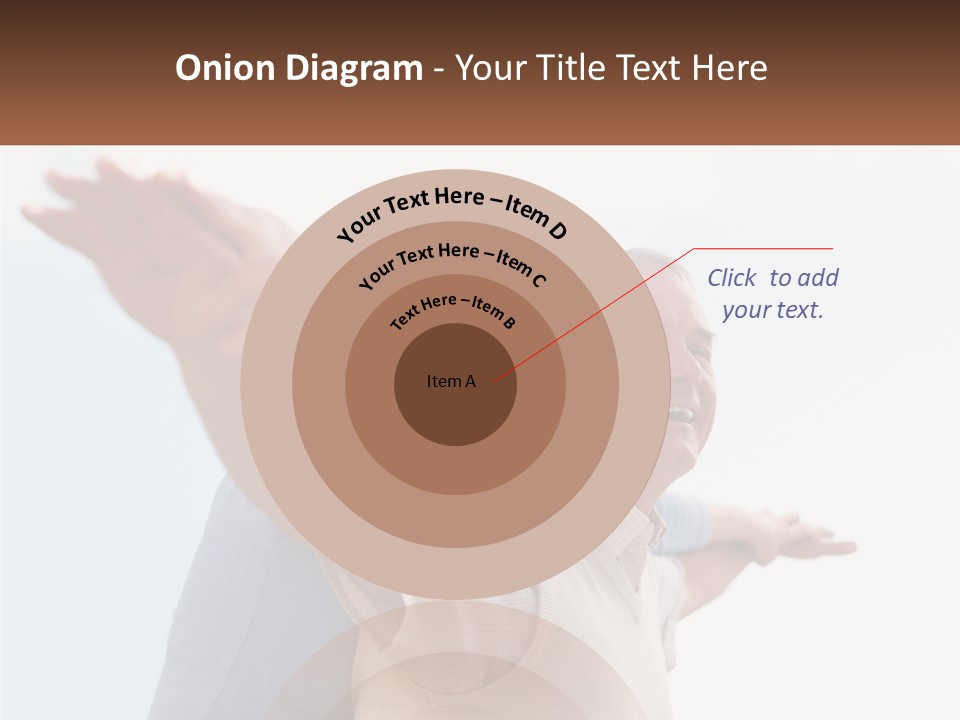 A Man And A Woman Are Holding Each Other PowerPoint Template