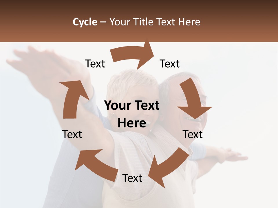 A Man And A Woman Are Holding Each Other PowerPoint Template