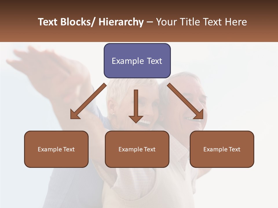 A Man And A Woman Are Holding Each Other PowerPoint Template