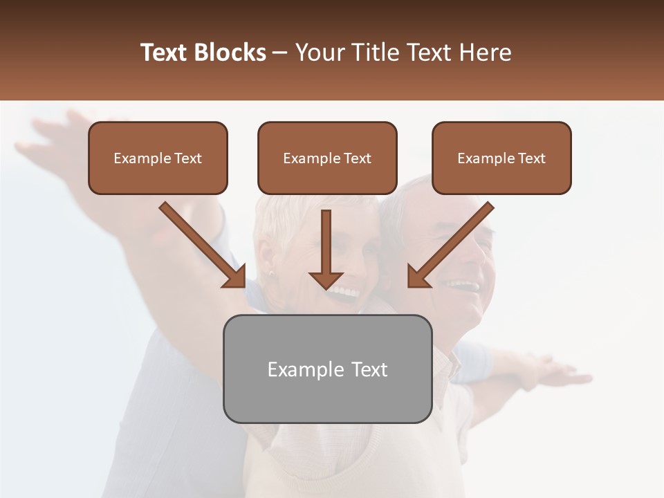 A Man And A Woman Are Holding Each Other PowerPoint Template