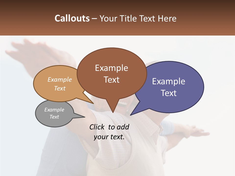 A Man And A Woman Are Holding Each Other PowerPoint Template