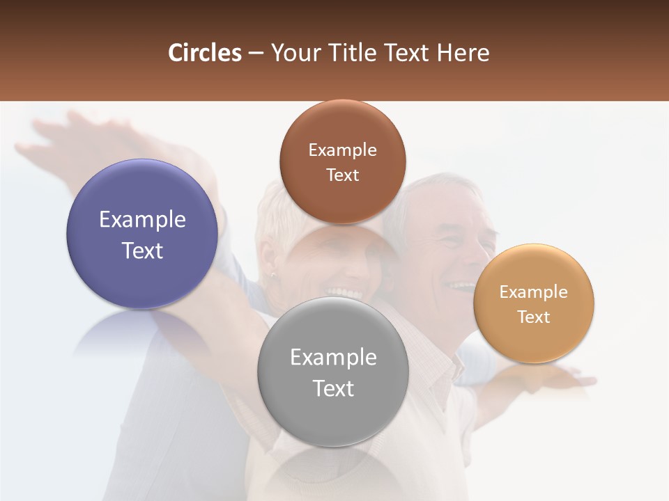 A Man And A Woman Are Holding Each Other PowerPoint Template