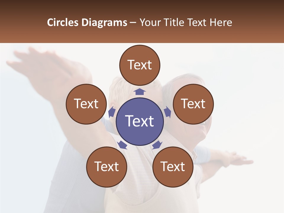 A Man And A Woman Are Holding Each Other PowerPoint Template