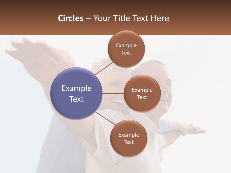 A Man And A Woman Are Holding Each Other PowerPoint Template