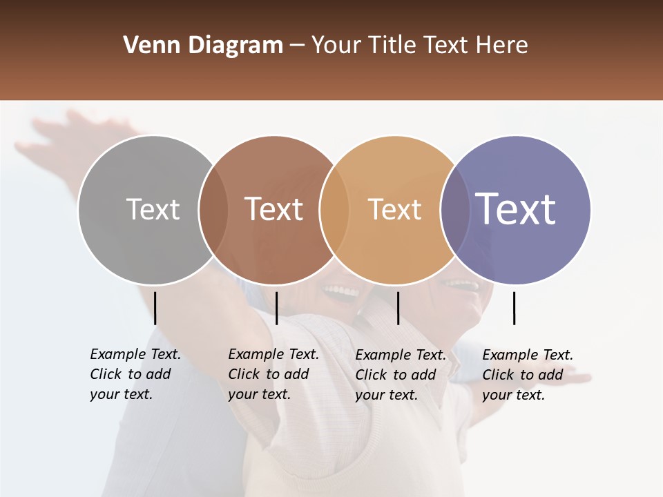 A Man And A Woman Are Holding Each Other PowerPoint Template