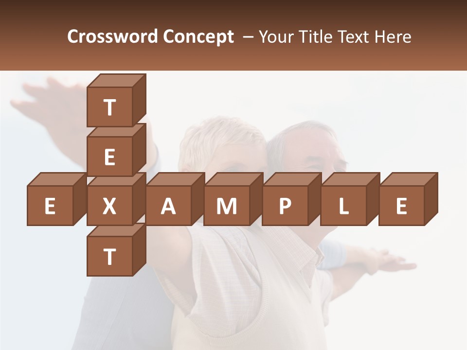 A Man And A Woman Are Holding Each Other PowerPoint Template