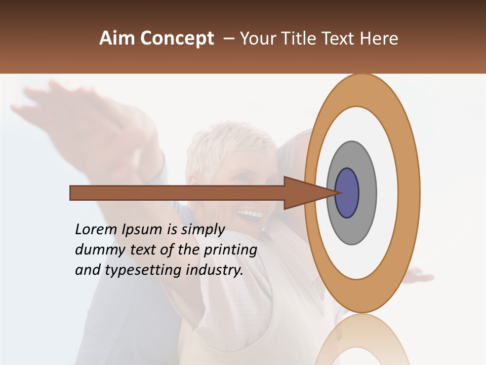 A Man And A Woman Are Holding Each Other PowerPoint Template