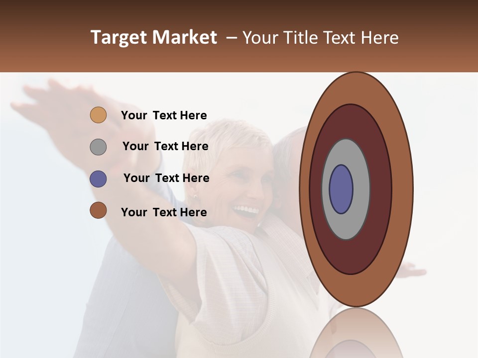 A Man And A Woman Are Holding Each Other PowerPoint Template