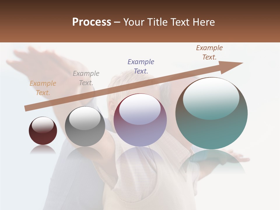 A Man And A Woman Are Holding Each Other PowerPoint Template